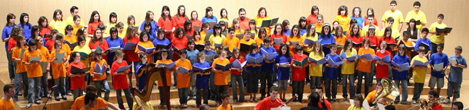 Actuació de l´Escola Coral La Nau
