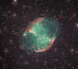 Fotografia estrella m27 presa per Observatori Astronòmic de la Universitat de València.