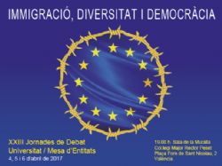 Imatge de les XXIII Jornades sobre Immigració, Diversitat i Democràcia.