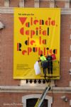 La imatge de l’exposició sobre la València de la República a La Nau, premiada per la Type Directors Club de Nova York